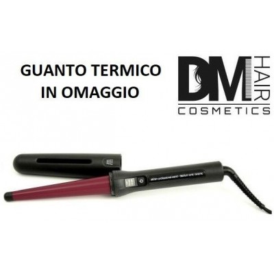 Elchim healthy wand titanium ionic - ferro conico professionale + guanto  termico